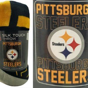 Pittsburgh Steelers Northwest Plush Raschel Blanket Throw